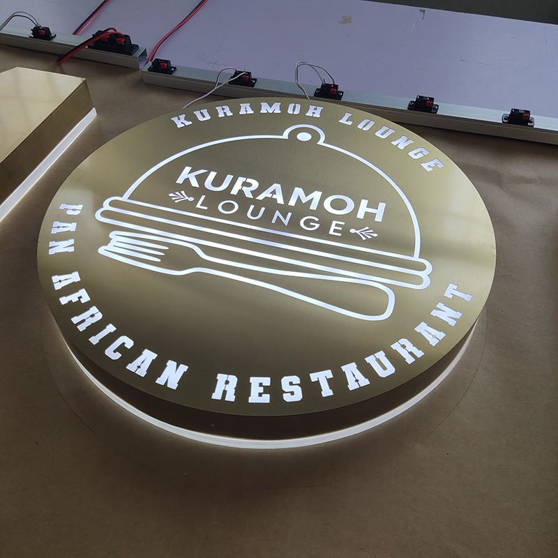 Custom Indoor Logo Led Backlit Light Box Business Advertising Sign Board Wall Mounted Led Lightbox For Store Shop Decor
