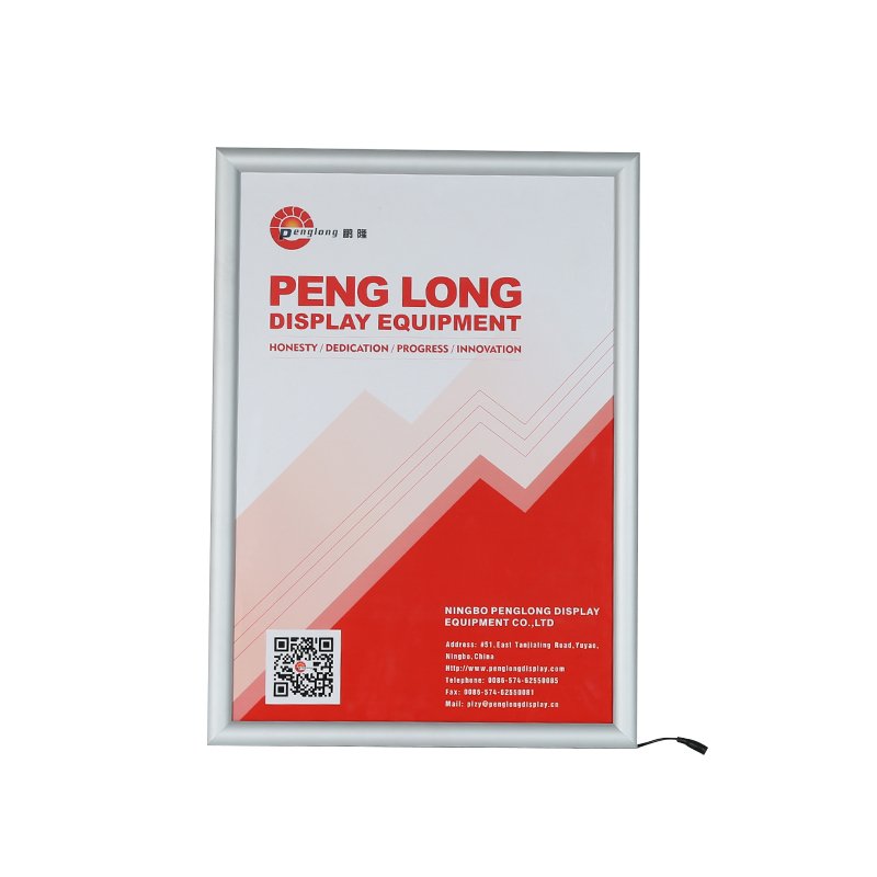 Factory Price Aluminum Movie Theater Photo Frame Led Advertising Board Led Slim Backlit 30mm Light Box With Snap Frame
