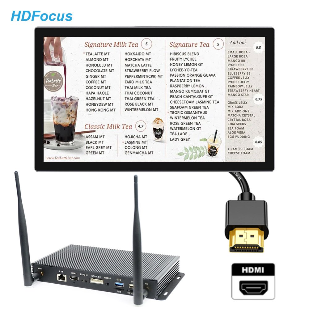 Android USB Media Box For Advertising Player Digital Signage 4k