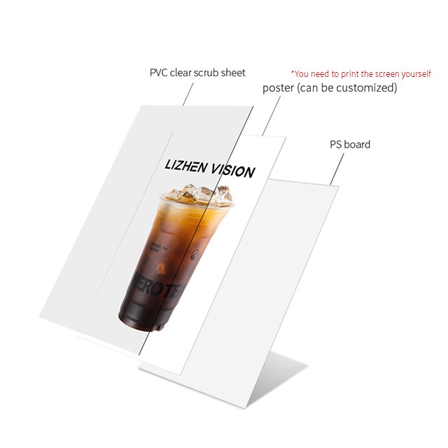 BOZE New Arrivals Wholesale Indoor and Outdoor Minimalist Poster Display Sign Board for Advertising Decorations