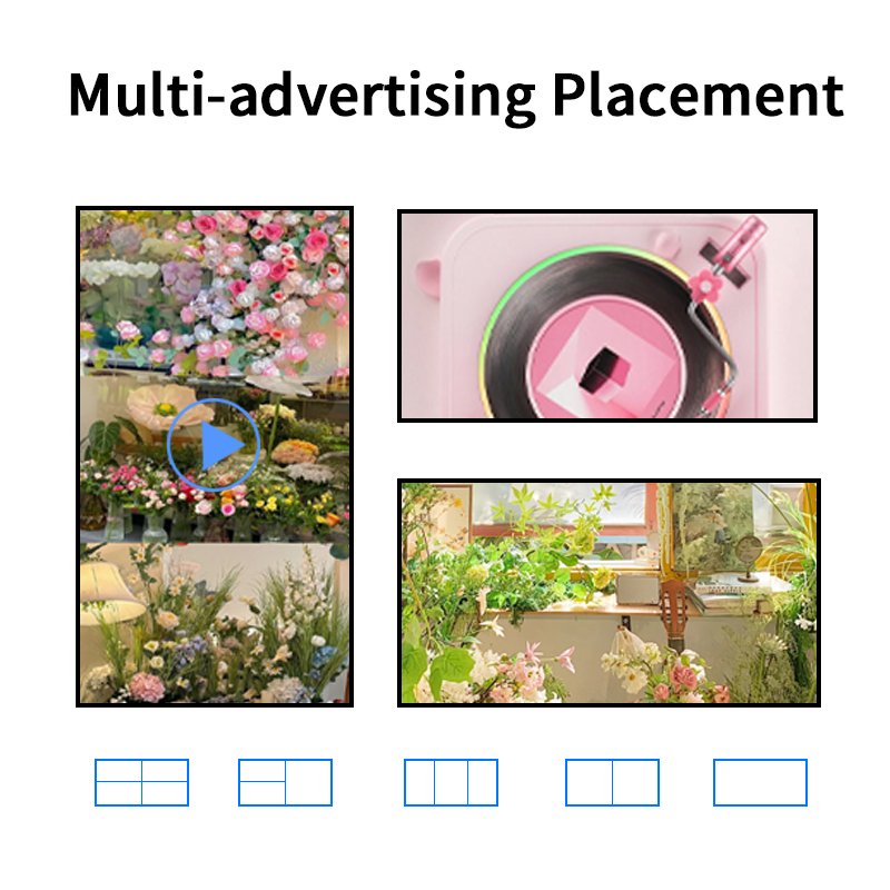 Outdoor 4K Advertising Equipment Wall Mounted Vertical Digital Signage Video Display