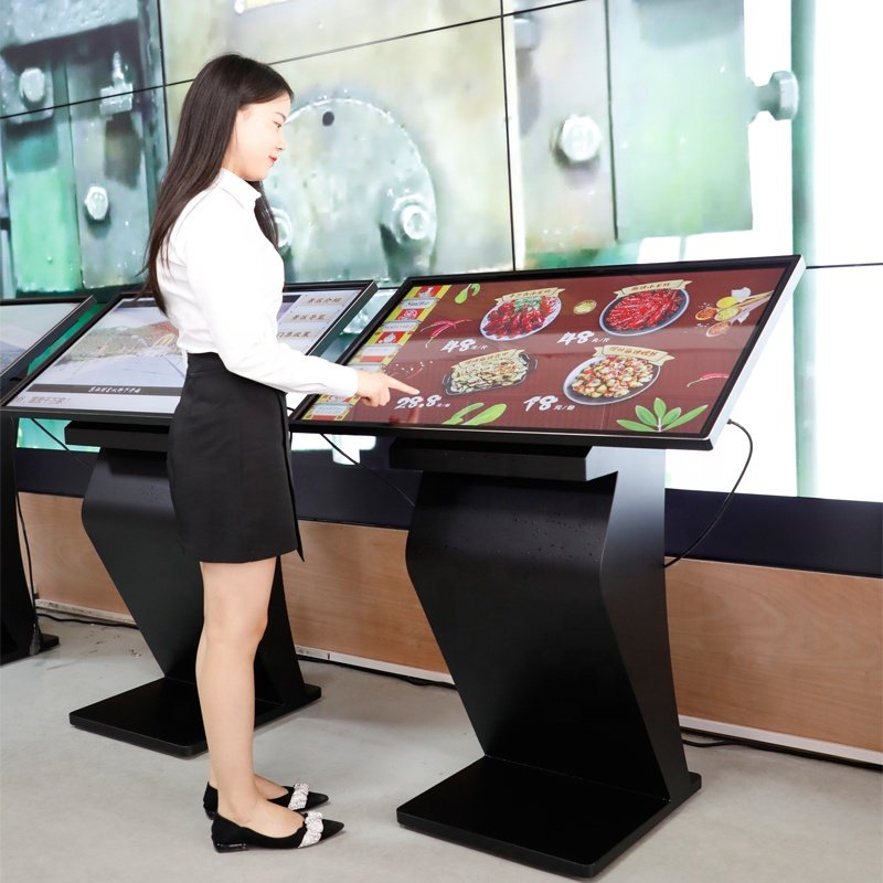 55 inch lcd/led indoor advertising board android computer interactive touch screen kiosk monitor digital signage and display