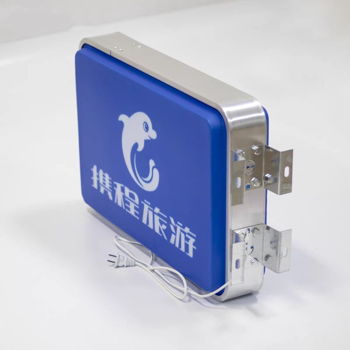 3D High Quality Led Acrylic Advertising Sign Board Custom Round Vacuum Light Box