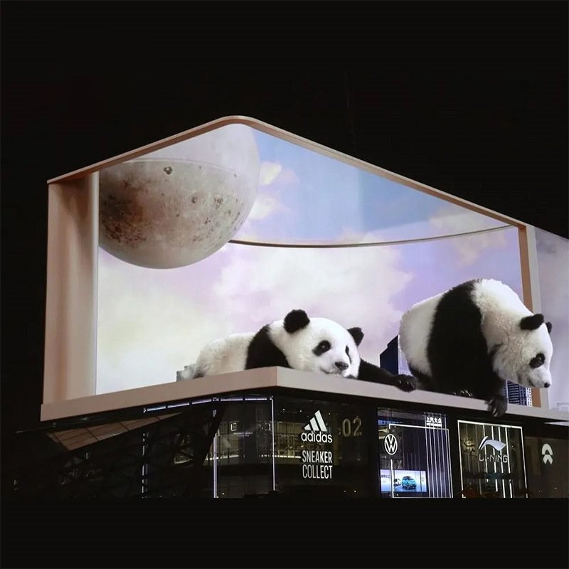New Arrival P5 Naked Eye 3D Outdoor Digital Wall Billboard Sign Board Signage Advertising Led Screen