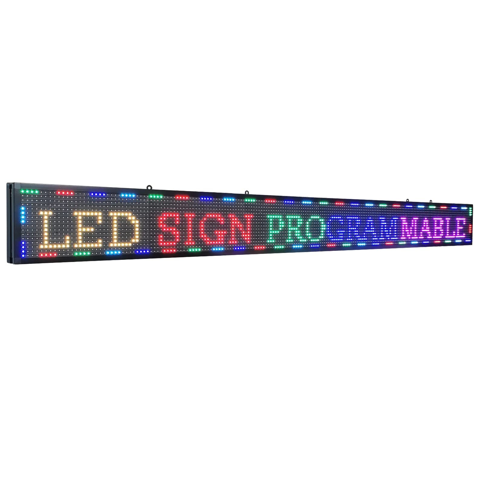 Business store Advertising Board outdoor full color led Programmable scrolling lights sign display led running message display