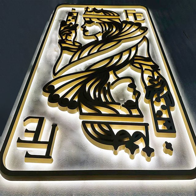 Manufacturer 3D Sign Logo Board Store front name Business led letter Sign Outdoor business name 3d custom LED sign for business