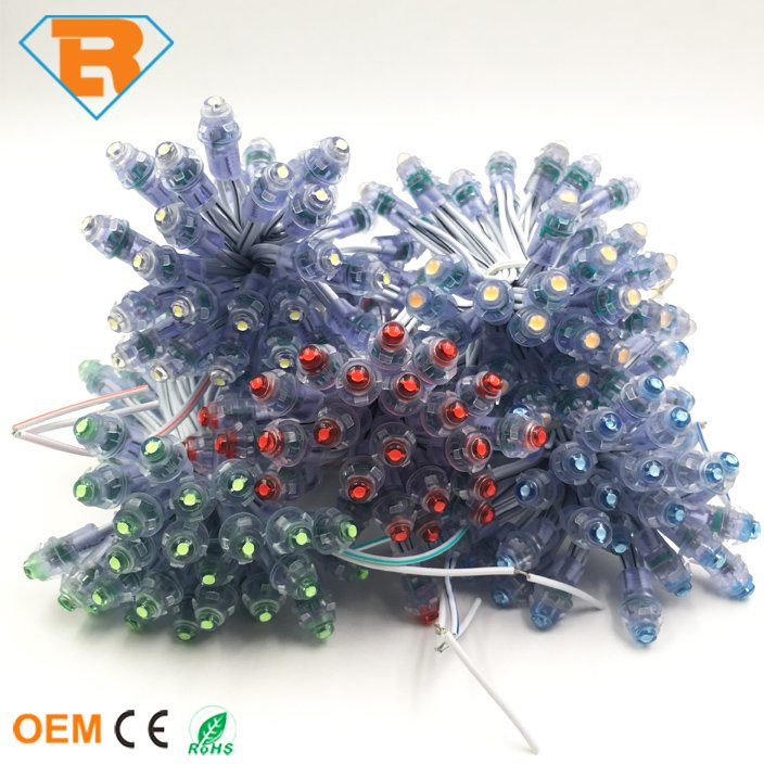 Single Color LED Pixel Light Sting DC12V DC5V 9MM 12MM 0.2W LED Pixel Light LED Dot Light for LED Advertising Signage Board
