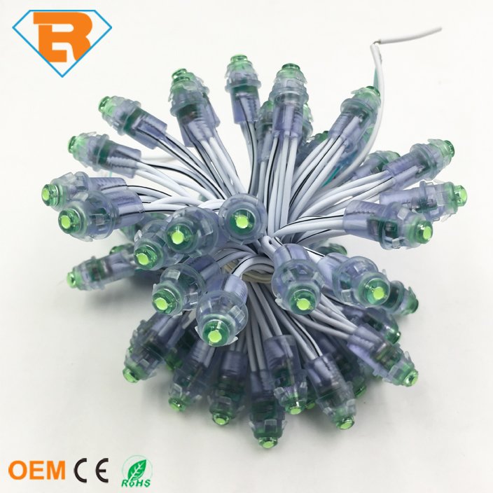 Single Color LED Pixel Light Sting DC12V DC5V 9MM 12MM 0.2W LED Pixel Light LED Dot Light for LED Advertising Signage Board