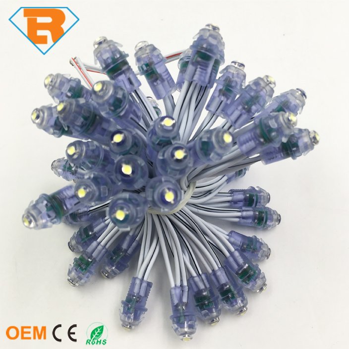 Single Color LED Pixel Light Sting DC12V DC5V 9MM 12MM 0.2W LED Pixel Light LED Dot Light for LED Advertising Signage Board