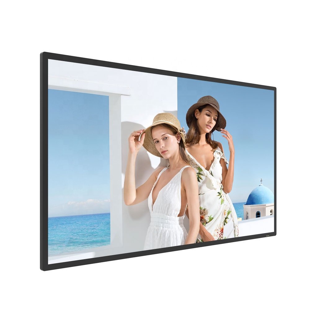 110 inch wall-mounted high-definition advertising touch screen indoor wall-mounted LCD advertising display screen