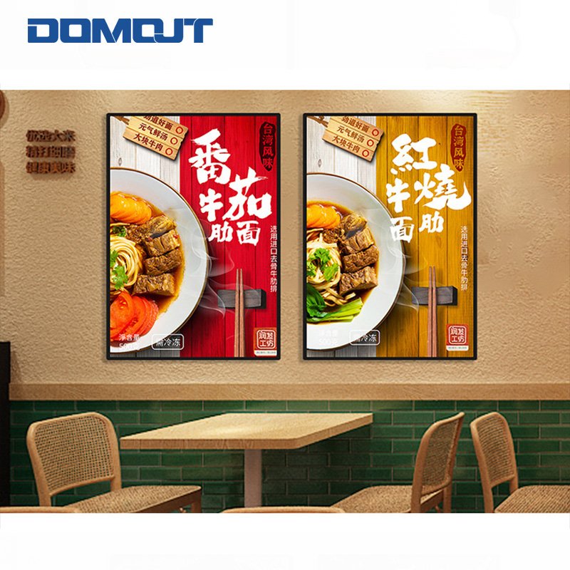 LED light box Led Menu Board Magnetic Light Box For Restaurant Shop