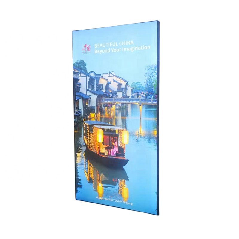 Advertising Wall Display Photo Frameless Led Fabric Light Box Tool Free Double Sided Custom Printing Seg Led Backdrop