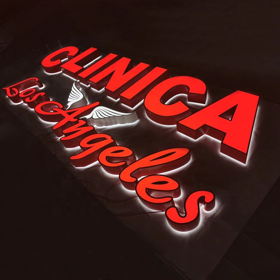 custom 3d illuminated signage acrylic restaurant store office signage hotel business outdoor advertising led sign board design