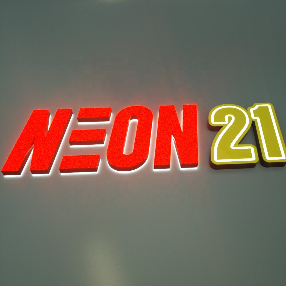 custom 3d illuminated signage acrylic restaurant store office signage hotel business outdoor advertising led sign board design