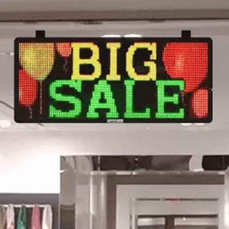 New Design Ad Screen Rgb Programmable Led Scrolling Moving Message Sign Advertise Led Light Display Advertising Board