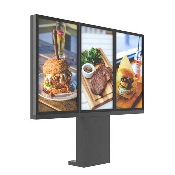 55inch outdoor weatherproof menu digit board lcd display advertising drive thru kiosk