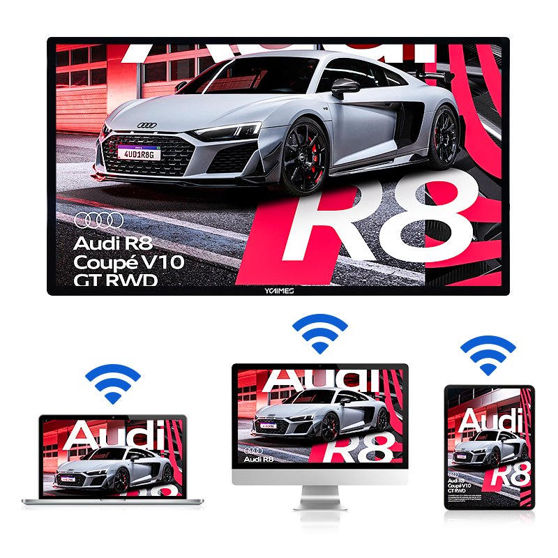 65 inch Digital Signage Touch Screen 4K LCD Video Wall Advertising Display Monitor for Retail Stores