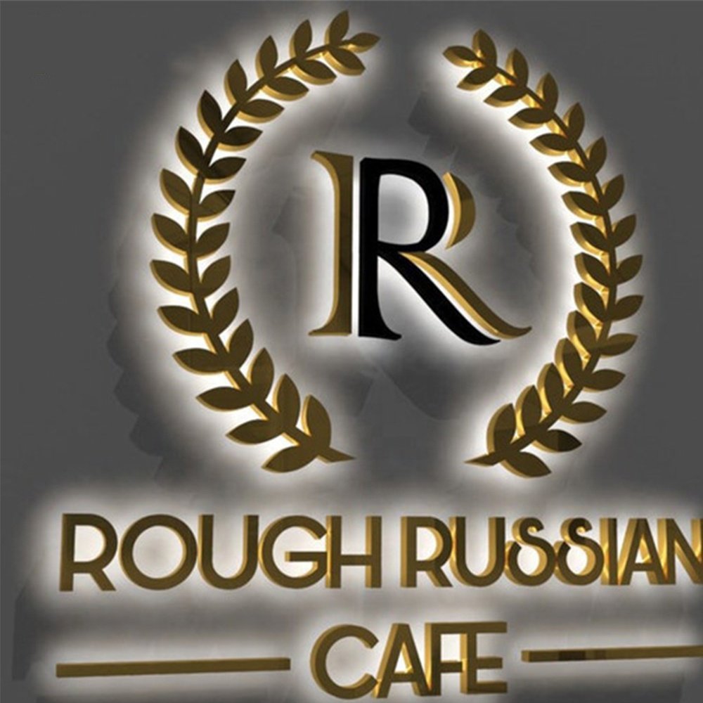 Business Custom 3d Metal Outdoor Channel Letter Sign Custom Signage Backlit Channel Led Letter