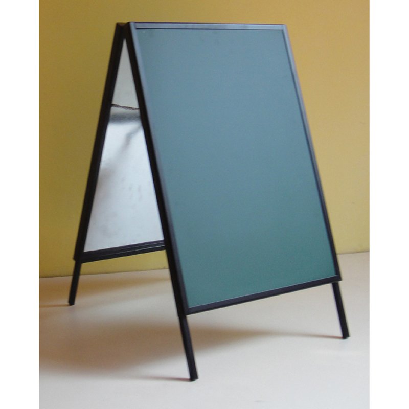 steel A stand metal sign pavement wind proof mobile advertising board