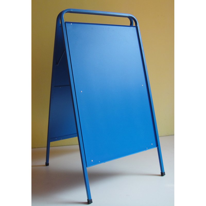 steel A stand metal sign pavement wind proof mobile advertising board