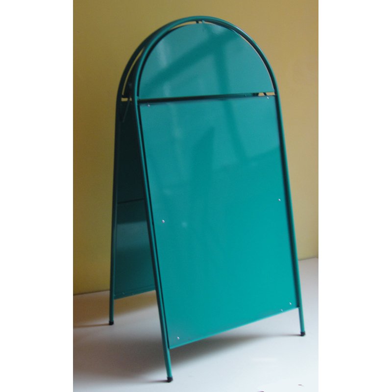 steel A stand metal sign pavement wind proof mobile advertising board