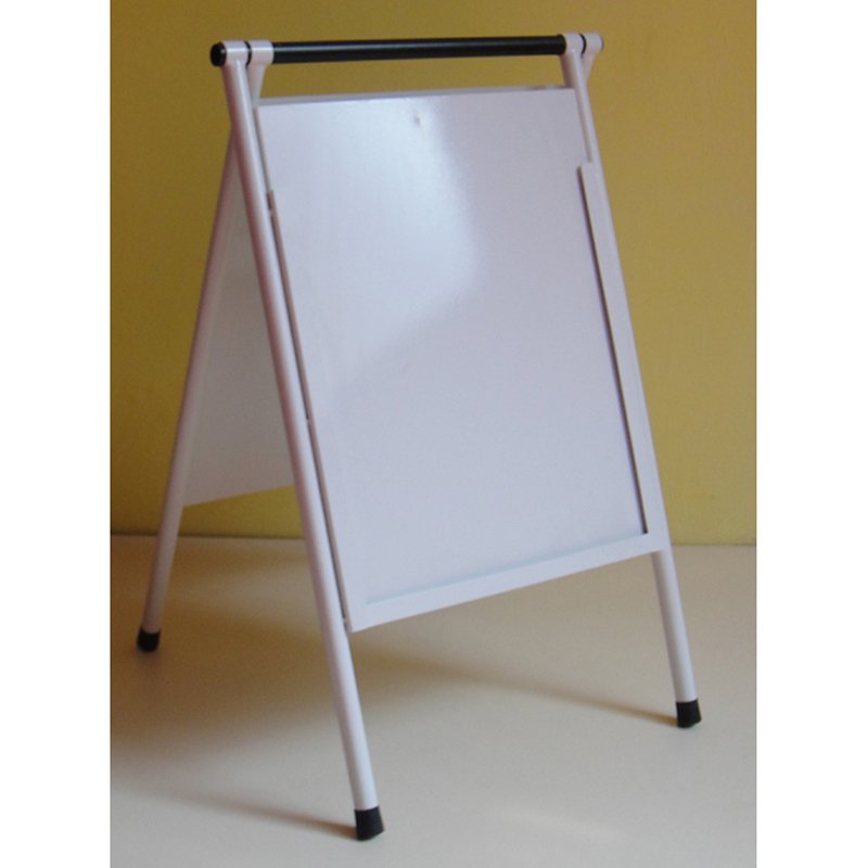 steel A stand metal sign pavement wind proof mobile advertising board