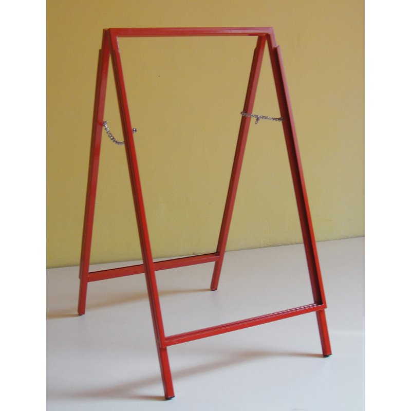 steel A stand metal sign pavement wind proof mobile advertising board