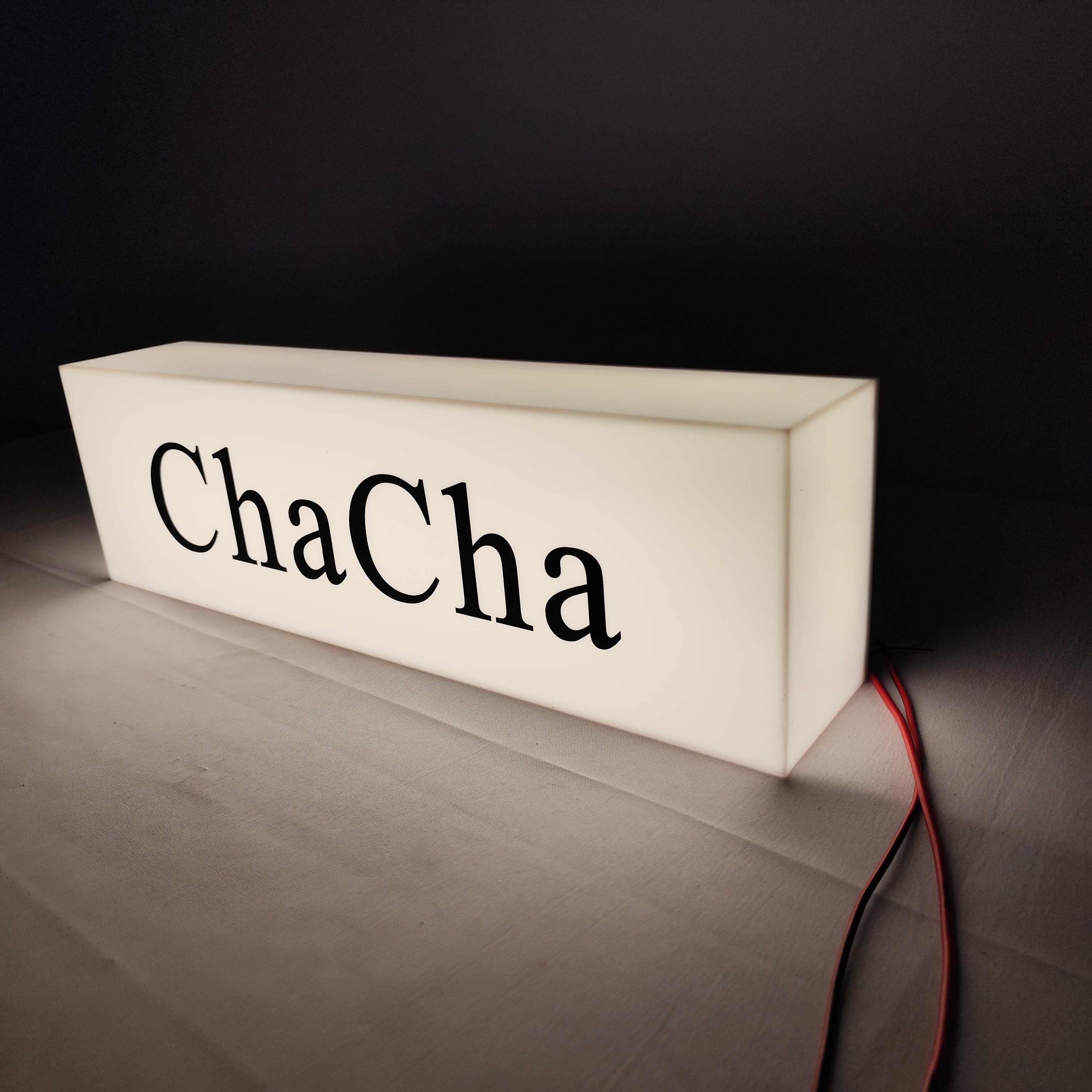 Low Power Consumption A4 Size Outdoor LED Sign 3D Acrylic Light Box round Rotating Advertising Board Light Box
