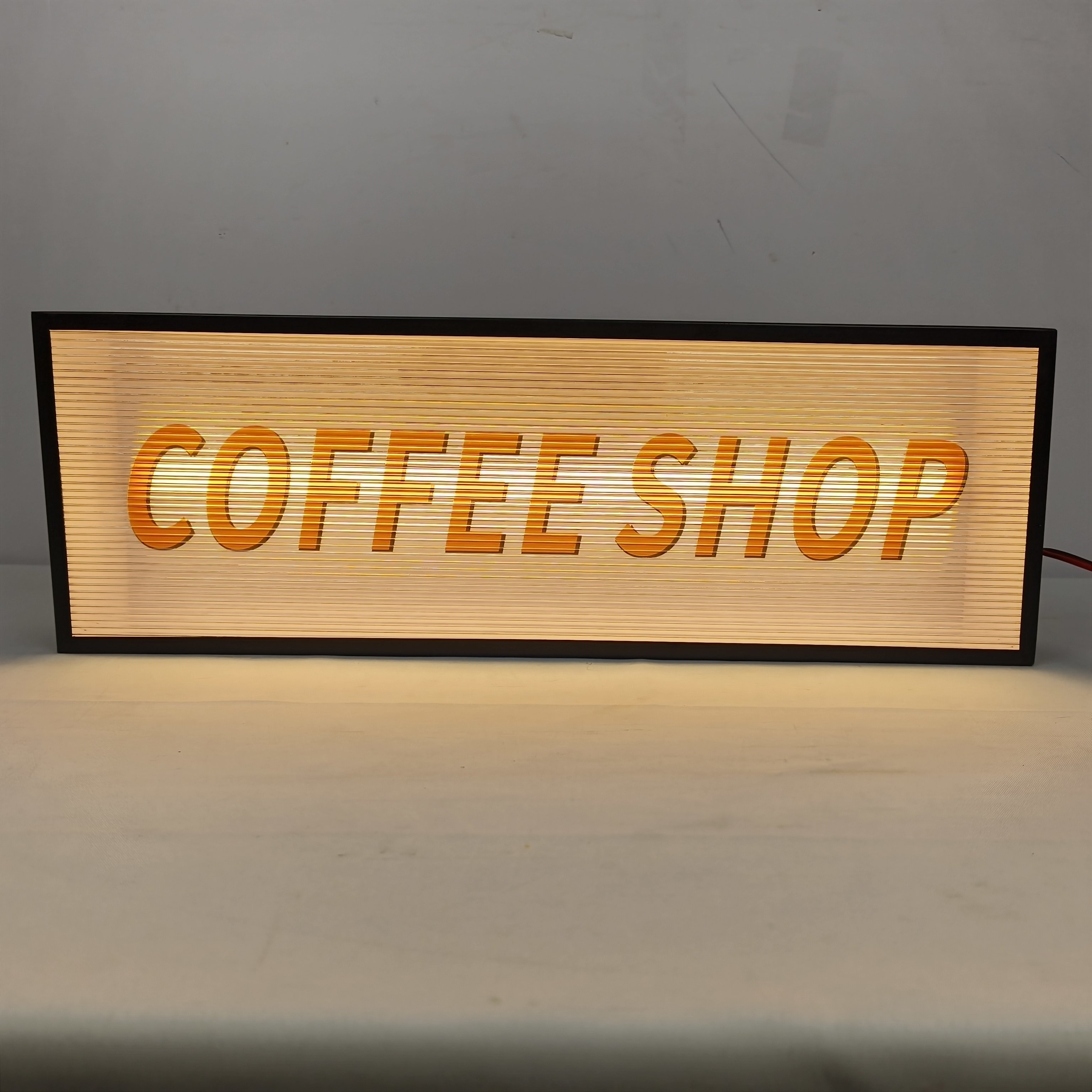 Low Power Consumption A4 Size Outdoor LED Sign 3D Acrylic Light Box round Rotating Advertising Board Light Box