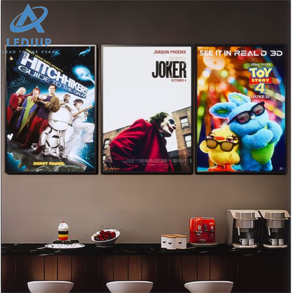 LEDIUP Cheap Factory Price Led Photo Frame Light Box Glass Advertising Led Restaurant Menu Board