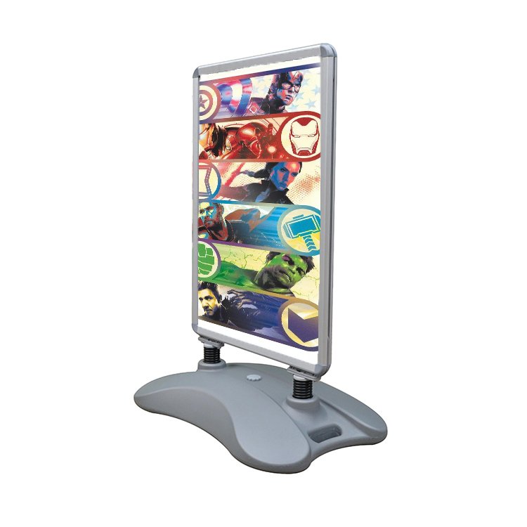 A1 silver aluminum profile snap frame outdoor aluminum profile advertising board