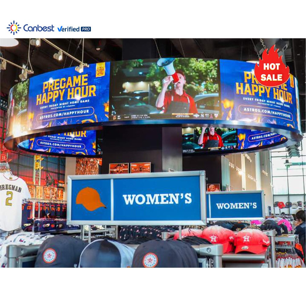 P2.5 2.5Mm P4 P4Mm Indoor Curve Led Display Screen Panel Pantalla De Led Circular Soft 360 Degree P2 Round Led Wall