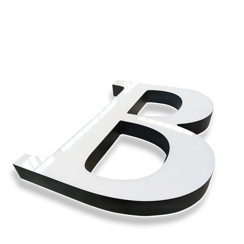 Customization store sign for business outdoor waterproof 3D led signs channel letter abyss mirror led signs advertising