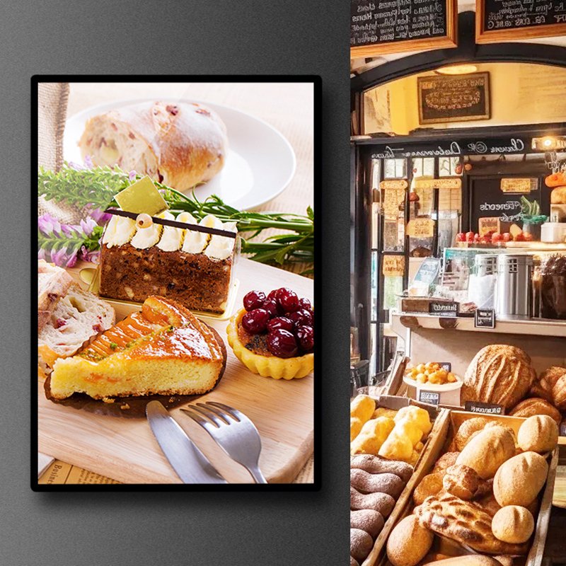 Wholesale Custom a4/a3/a2/a1 Led Light Box Aluminum Tempered Glass Led Poster Frame Menu Board Slim Advertising Light Boxes