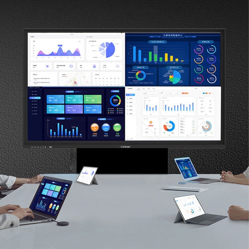 100 110 Inch Digital Smart Whiteboard Lcd Touch Screen Interactive Flat Panel Display Board Interactiva For School.