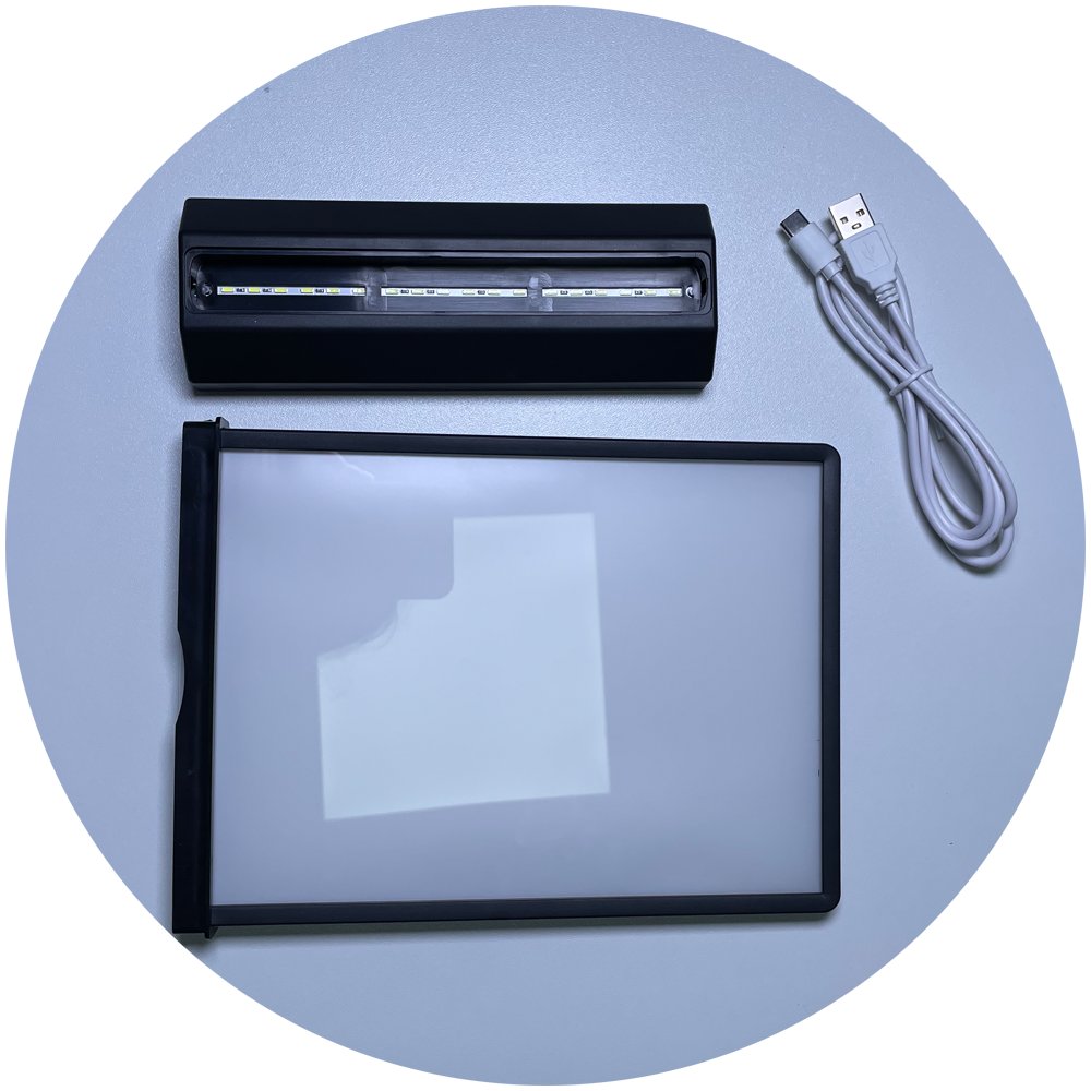 white black color A5 LED Poster Box T Shape Advertising Light Display Stand With Rechargeable Battery