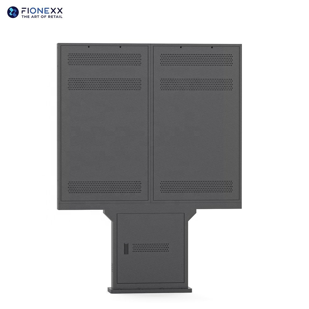Drive Thru Restaurants Menu Board Digital Signage Outdoor Standing Waterproof Kiosk Touch Order Screen LCD Display Advertising