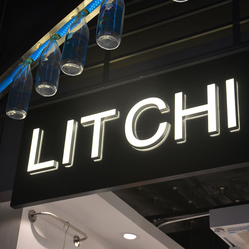 Advertising Letter Light Brand Acrylic Led Name Board Custom 3d Led Lights