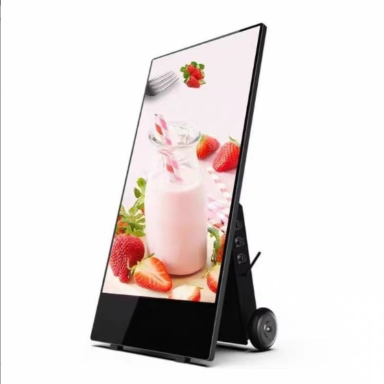 Waterproof 43 Inch Portable Battery Digital Signage And Displays LCD Advertising Player Advertising Display Screen Outdoor Kiosk