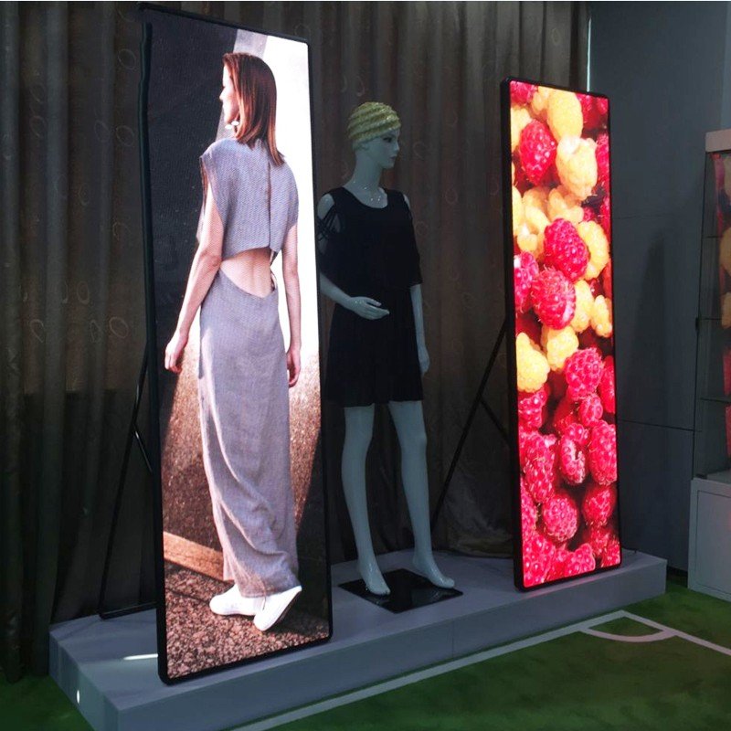 P3 Envisual 640mm x 1920mm WiFi 4G Control Indoor LED Mirror Screen Display Digital Signage Advertising Board LED Poster