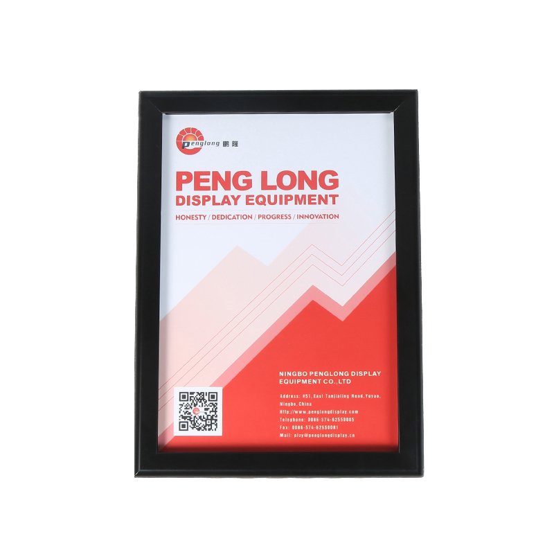 Wall mounting Aluminum Poster Gold Platinum Vinyl Record Frame with customized Plaque