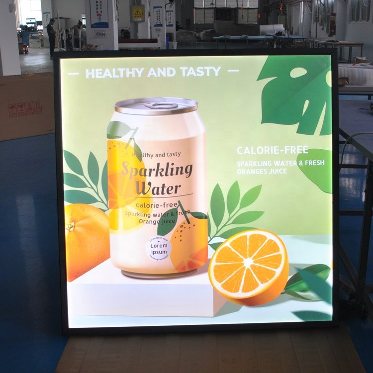 Custom A3 A2 A1 A0 LED Light Box Display 27x40 Movie Poster Frame Aluminum Advertising Picture Frame Menu Board Light Boxes