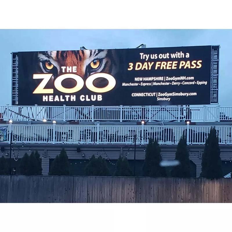 Waterproof Full Color advertising led video wall sign board signage advertising led screen gloshine outdoor