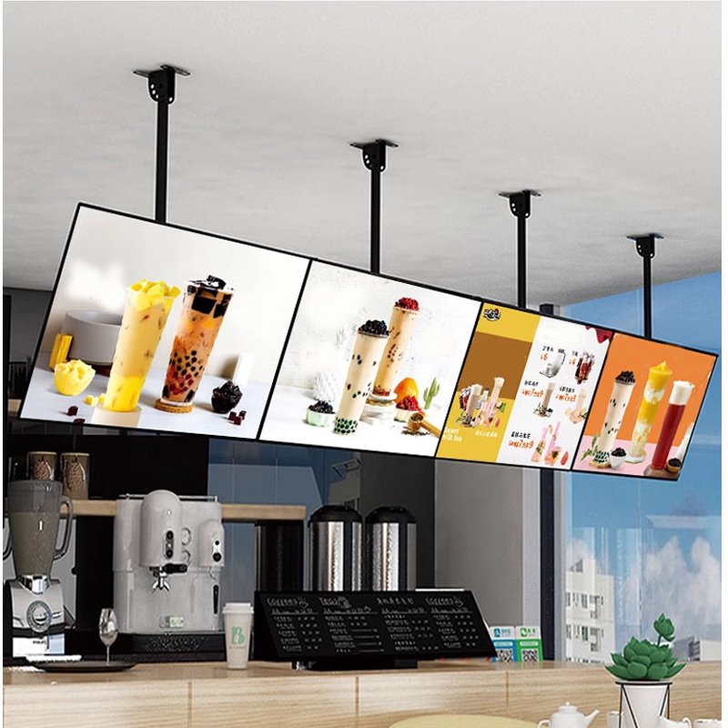 Fast Food Led Menu Light Board Plastic Panel LED Menu Light Board For Restaurant Advertising Display Suspension Slim Light Box