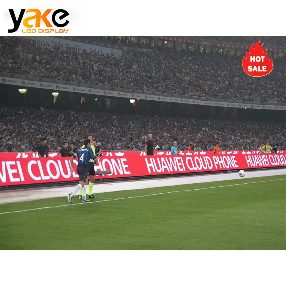Yake Indoor outdoor Soccer Football Basketball Gym LED Screen Display for Stadium Commercial Advertising Perimeter LED screen