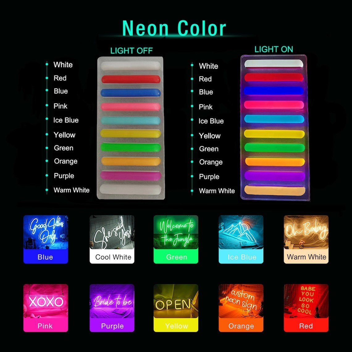 custom personal baby gift neon sign board bedroom party birthday wedding shop bar sign