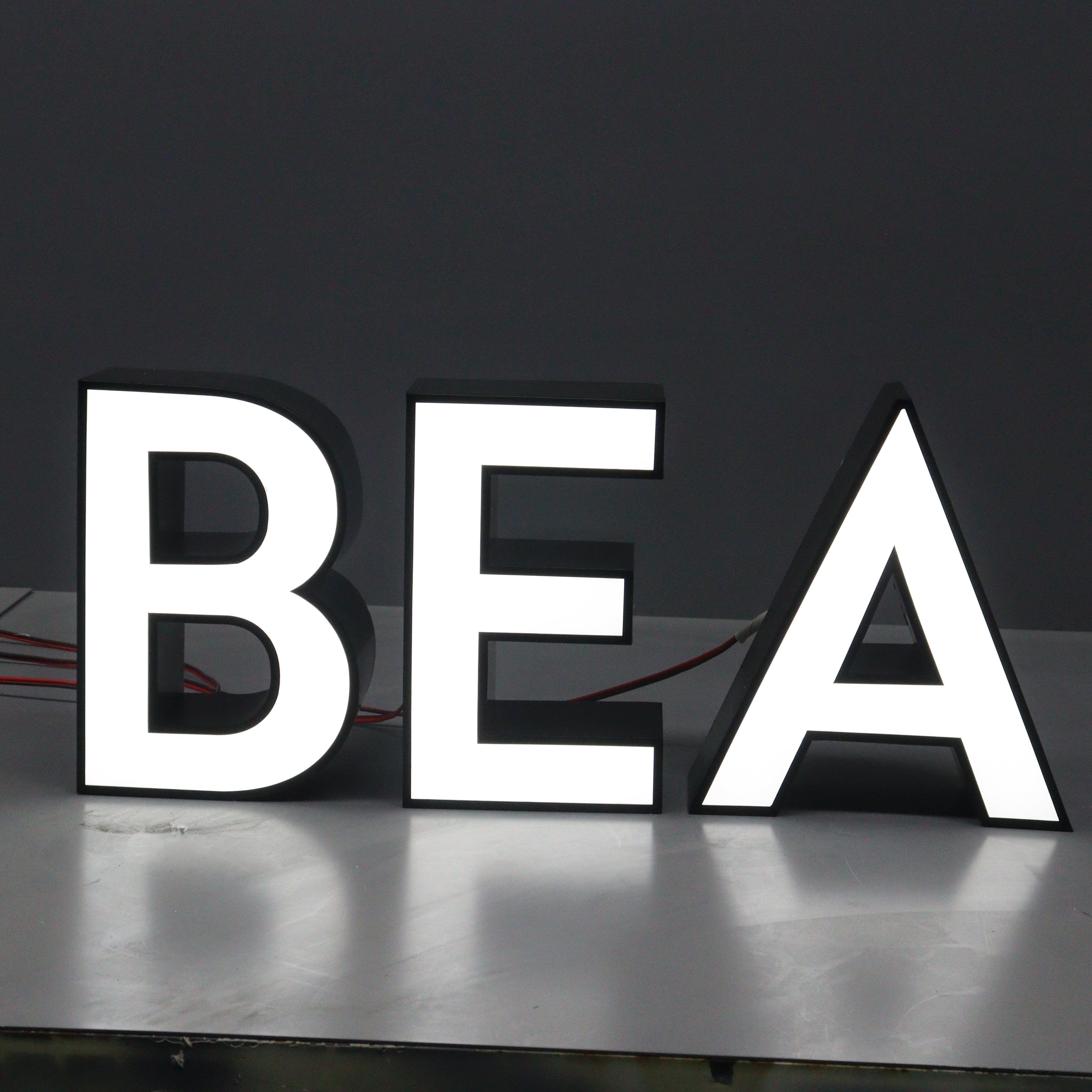 Commercial Sign Board For Business Shop Sign Logo 3D Led Logo Channel Letter Signage Custom Outdoor Advertising Led Sign Board