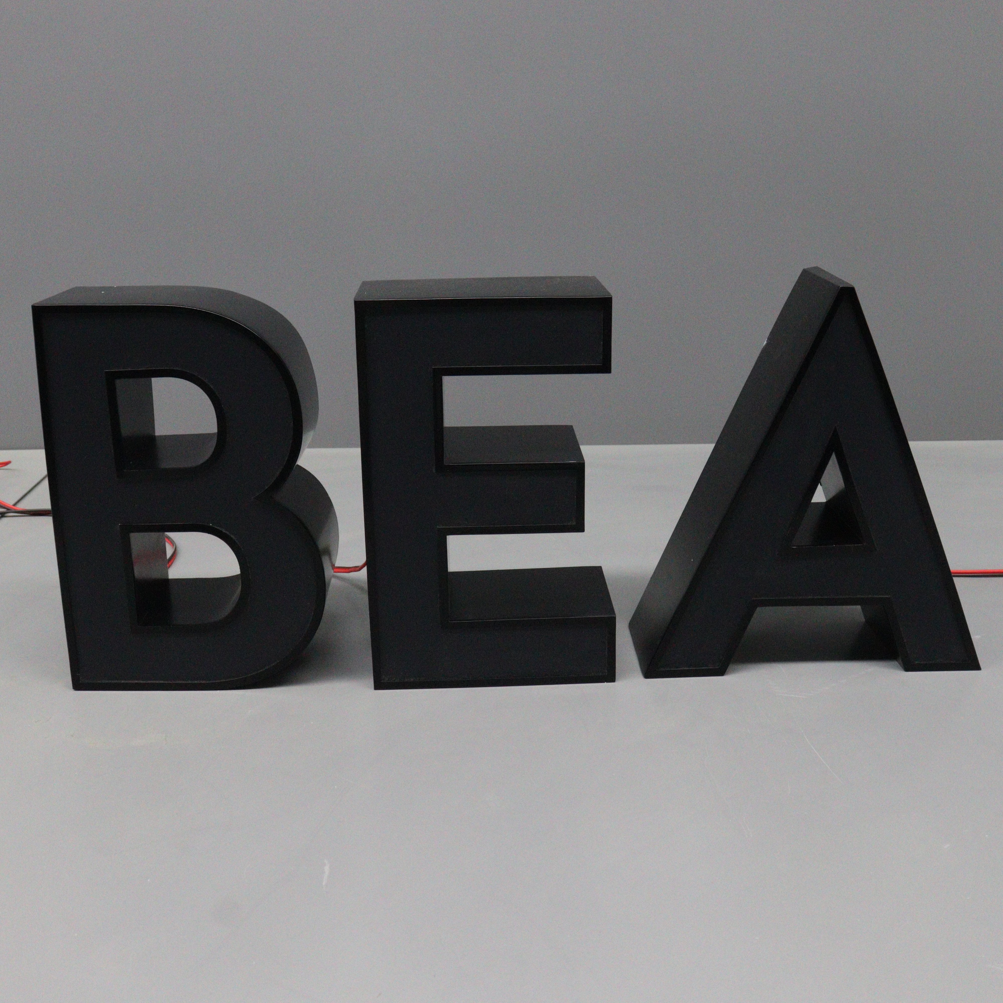 Commercial Sign Board For Business Shop Sign Logo 3D Led Logo Channel Letter Signage Custom Outdoor Advertising Led Sign Board