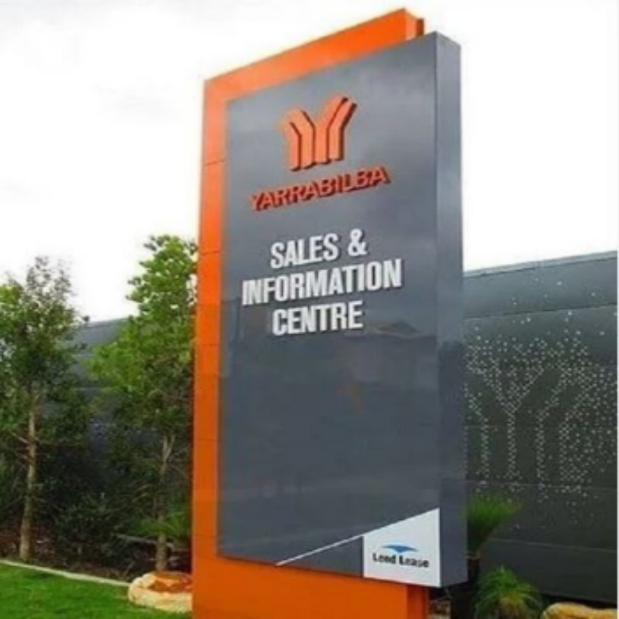 new design factory make pylon sign free standing parking pylon signage pylon signs outdoor metal backlit letter sign board