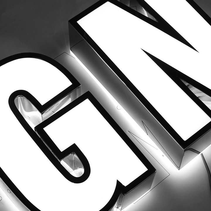 Sign Board Designs for Shop Letter Illuminated Logo Light 3D Channel Letter Outdoor Advertising Led Sign Board